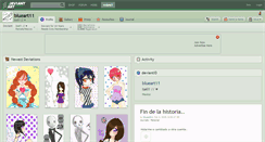 Desktop Screenshot of blueart11.deviantart.com