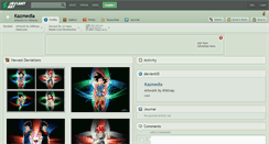 Desktop Screenshot of kazmedia.deviantart.com