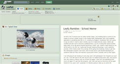 Desktop Screenshot of leaftail.deviantart.com