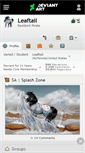 Mobile Screenshot of leaftail.deviantart.com