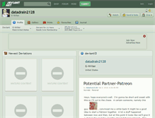 Tablet Screenshot of datadrain2128.deviantart.com