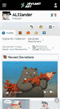 Mobile Screenshot of al32ander.deviantart.com