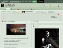 Tablet Screenshot of mpg13artworks.deviantart.com