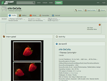 Tablet Screenshot of eve-decelia.deviantart.com