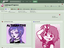 Tablet Screenshot of bubblegumfragrance.deviantart.com