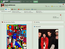 Tablet Screenshot of hackjobheroes.deviantart.com