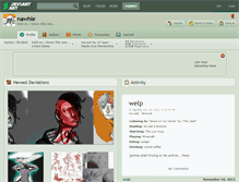 Tablet Screenshot of nawhle.deviantart.com