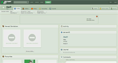 Desktop Screenshot of maxfr.deviantart.com