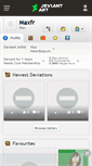 Mobile Screenshot of maxfr.deviantart.com