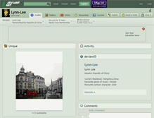 Tablet Screenshot of lynn-lee.deviantart.com