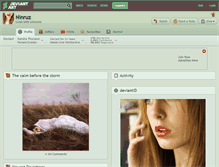 Tablet Screenshot of ninruz.deviantart.com