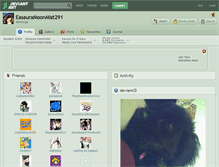 Tablet Screenshot of easauramoonmist291.deviantart.com