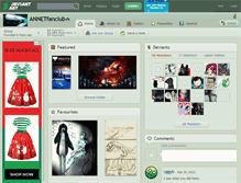 Tablet Screenshot of annetfanclub.deviantart.com