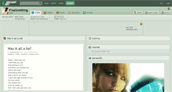 Desktop Screenshot of freesomthing.deviantart.com