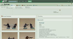 Desktop Screenshot of blackliger.deviantart.com