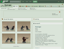 Tablet Screenshot of blackliger.deviantart.com