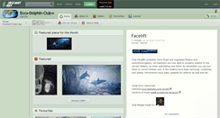 Desktop Screenshot of ecco-dolphin-club.deviantart.com
