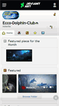 Mobile Screenshot of ecco-dolphin-club.deviantart.com