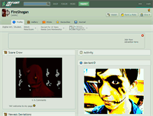 Tablet Screenshot of fireshogan.deviantart.com