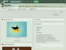 Tablet Screenshot of dabrega1.deviantart.com
