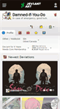 Mobile Screenshot of damned-if-you-do.deviantart.com