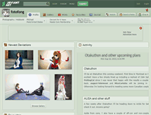 Tablet Screenshot of fotofong.deviantart.com