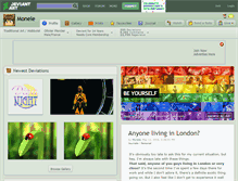 Tablet Screenshot of monele.deviantart.com