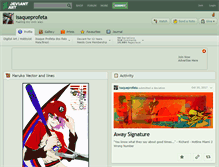 Tablet Screenshot of isaqueprofeta.deviantart.com