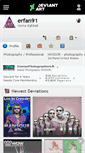 Mobile Screenshot of erfan91.deviantart.com