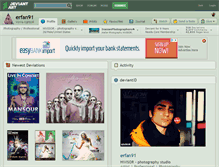 Tablet Screenshot of erfan91.deviantart.com