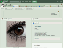 Tablet Screenshot of jelly-beats.deviantart.com