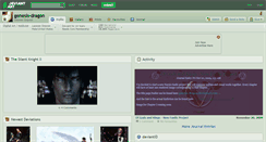 Desktop Screenshot of genesis-dragon.deviantart.com