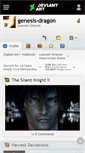 Mobile Screenshot of genesis-dragon.deviantart.com