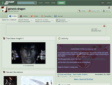 Tablet Screenshot of genesis-dragon.deviantart.com