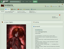 Tablet Screenshot of kendokarma.deviantart.com