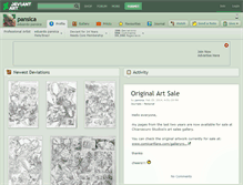 Tablet Screenshot of pansica.deviantart.com