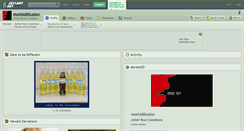 Desktop Screenshot of morbidillusion.deviantart.com