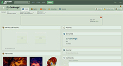 Desktop Screenshot of dj-darkangel.deviantart.com