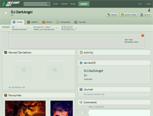 Tablet Screenshot of dj-darkangel.deviantart.com