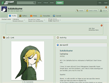 Tablet Screenshot of kotokoisume.deviantart.com