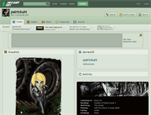 Tablet Screenshot of patrickuhl.deviantart.com
