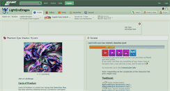 Desktop Screenshot of lightenddragon.deviantart.com