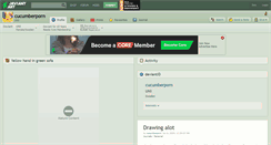 Desktop Screenshot of cucumberporn.deviantart.com