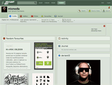 Tablet Screenshot of mixmedia.deviantart.com