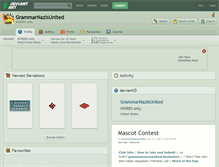 Tablet Screenshot of grammarnazisunited.deviantart.com