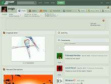 Tablet Screenshot of imigin.deviantart.com