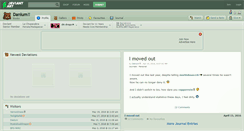 Desktop Screenshot of danium.deviantart.com