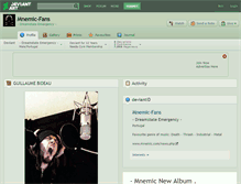 Tablet Screenshot of mnemic-fans.deviantart.com