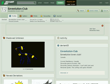 Tablet Screenshot of eeveelution-club.deviantart.com