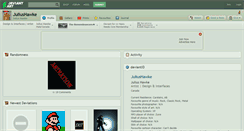 Desktop Screenshot of juliushawke.deviantart.com